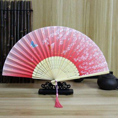 扇子女式折扇中国风古典便携小绢扇丝绸女扇古风礼品扇舞蹈扇儿童,淘宝优惠券,粉丝福利购,淘宝优惠卷