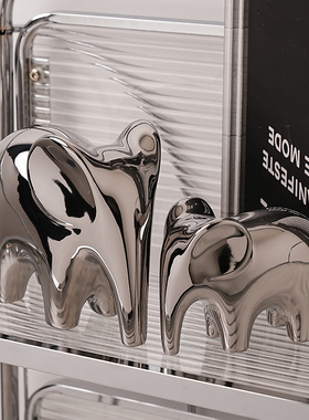 大象摆件酒柜装饰品家居现代客厅玄关电视柜高档轻奢乔Z迁新居礼