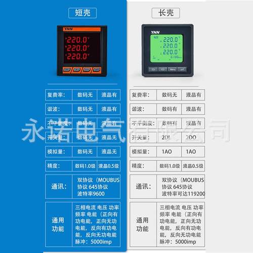 多功能电表SYT194E-2S4 SYT194E-3S4 SYT194E-9S4 SYT194E-AS4 - 图0