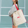 ROSYDOEDIAN polka dot large capacity tennis bag