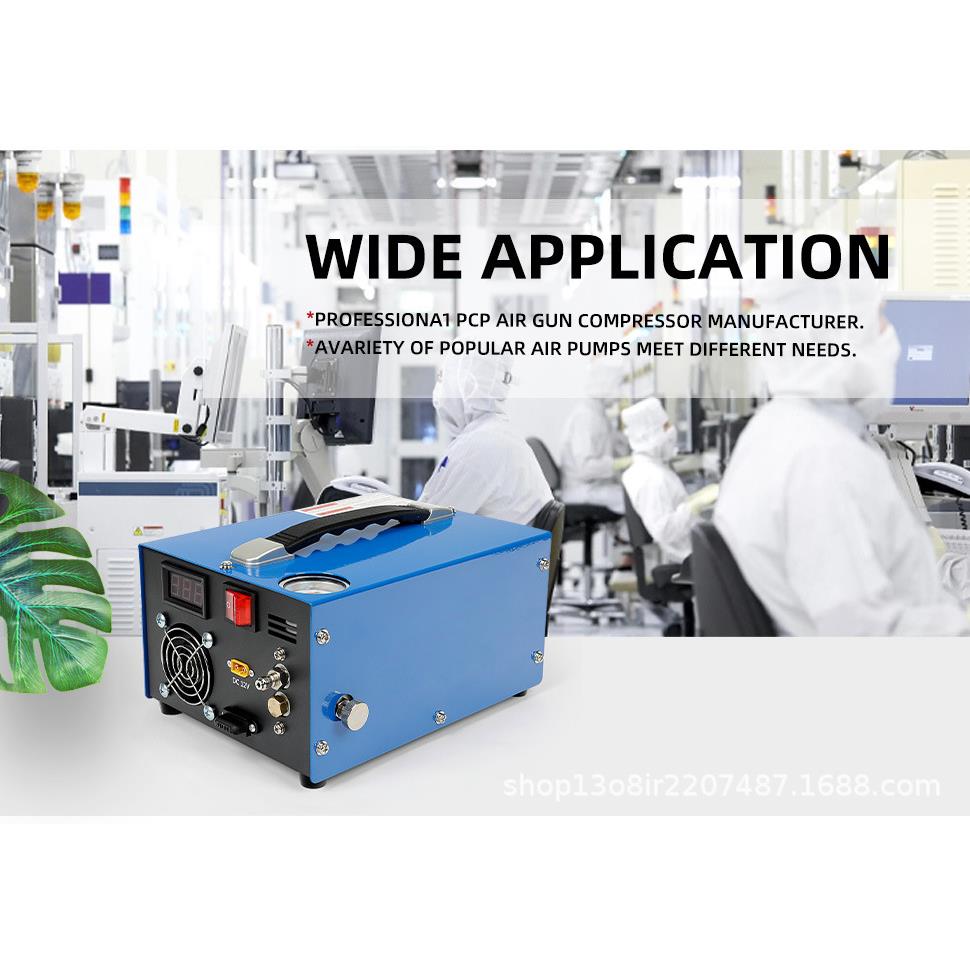 2024款跨境外置220v-110v-12v高压车载打气机30MPA充气泵4500 - 图3