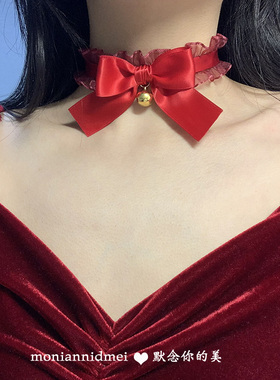 铃铛会响哦~新年圣诞氛围感项链