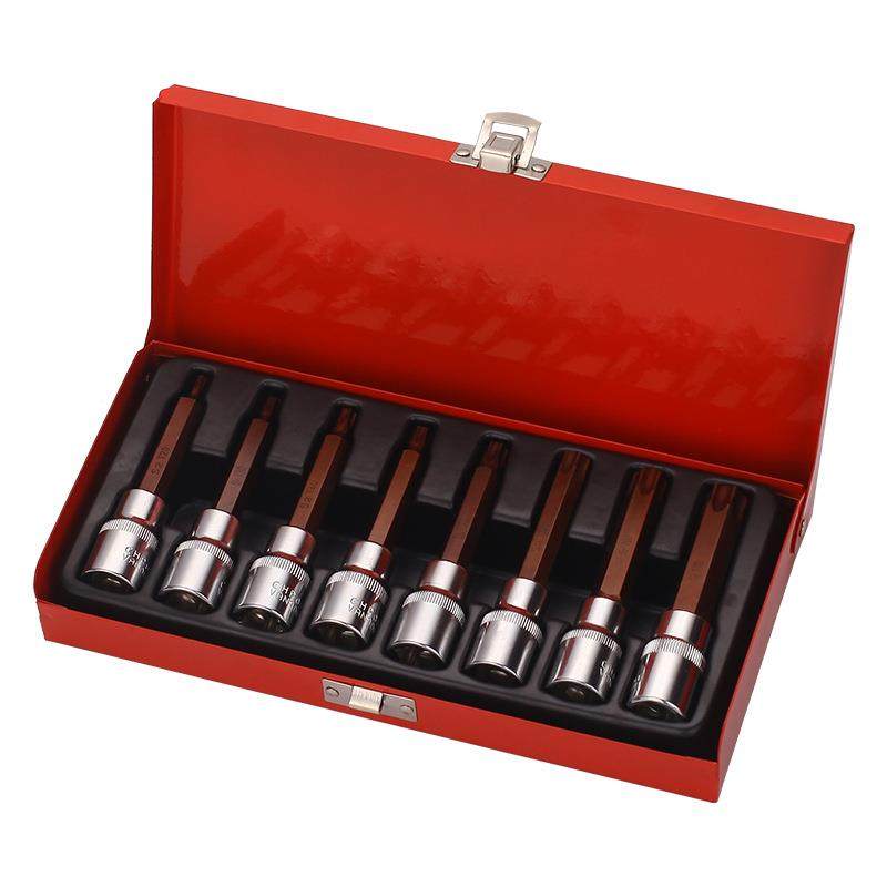 厂家直销8件套6花套筒披头，铁盒装经久耐用,淘宝优惠券,粉丝福利购,淘宝优惠卷