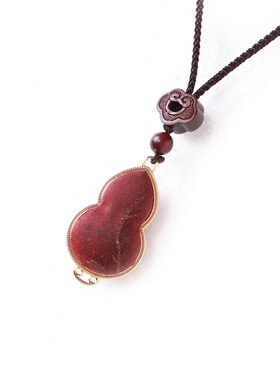 【大愿 g专属】桑蚕丝香云纱葫芦项炼