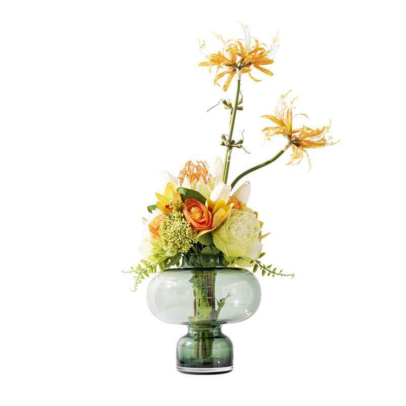 左顾仿真花艺摆件高端玄关摆设客厅餐桌家居假花软装饰品书柜酒柜,淘宝优惠券,粉丝福利购,淘宝优惠卷