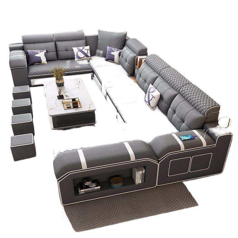 2025新款猫抓皮科技布沙发客厅简约大小户型多功能布艺沙发u型,淘宝优惠券,粉丝福利购,淘宝优惠卷