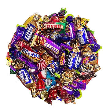 俄罗斯风味巧克力混合糖果袋装500g[5元优惠券]-寻折猪