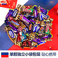 俄罗斯风味巧克力混合糖果袋装500g