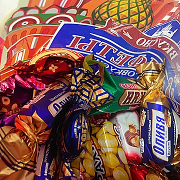 俄罗斯风味巧克力混合糖果袋装500g[5元优惠券]-寻折猪