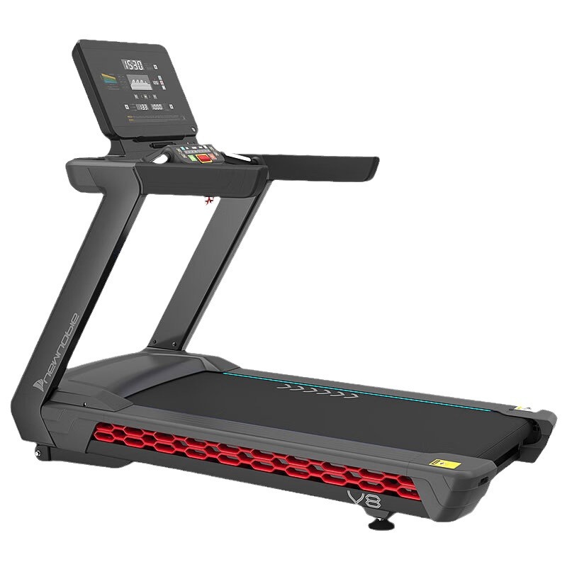 韦步XG-V8商用跑步机 家用单位健身房工作室器材智能大跑台跑步机 - 图3