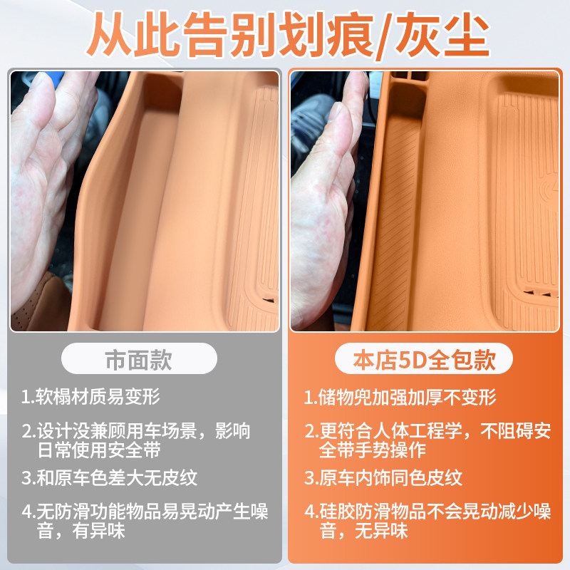 适用方程豹钛7闪充中控排挡硅胶垫全包原车色水杯面板内饰改装件