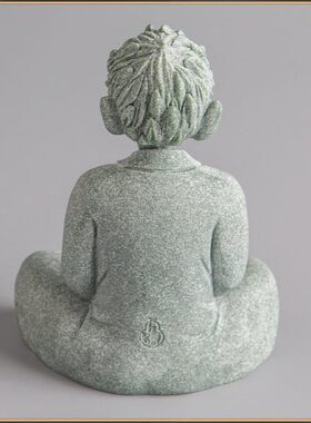 青砂石禅心悟空创意国潮居家办公装饰大圣美猴王桌面摆件朋友送礼