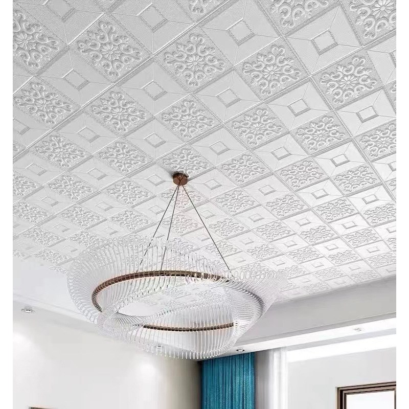 3D self-adhesive wall stickers dado decoration living room ceiling renovation old house rough room T wallpaper foam waterproof wall