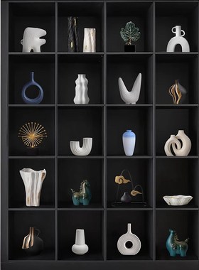 简约现代摆件轻奢高级感电视柜客厅高档酒柜家居办公室摆设装饰品