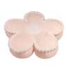 Double-sided flower pillow cushion ice silk bean velvet office living room chair cushion butt cushion bay window futon cushion