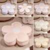 Double-sided flower pillow cushion ice silk bean velvet office living room chair cushion butt cushion bay window futon cushion