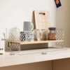 Acrylic desktop storage rack hole board wall bookshelf desk student dormitory office multi-layer storage shape