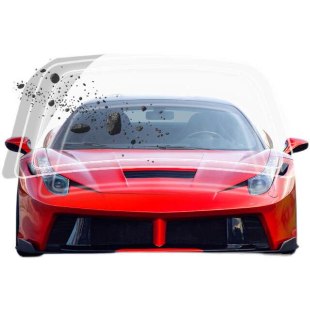 Car film CP-100 invisible glass shield, glass explosion-proof film, anti-smash film, glass shield film, safety film