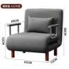 Folding sofa bed dual-purpose living room multi-function lunch break lazy sofa space-saving single internet celebrity fabric sofa bed