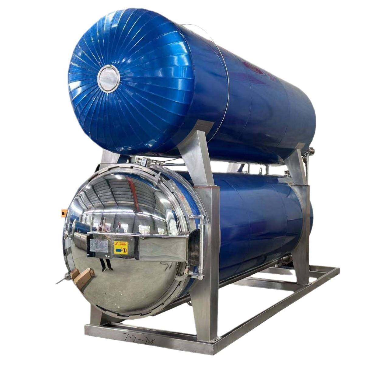 全自动高温灭菌锅粽子烧鸡卤制品杀菌锅熟食等肉制品杀菌设备,淘宝优惠券,粉丝福利购,淘宝优惠卷