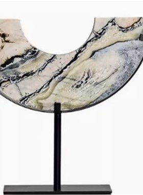 中式样板房售楼处书柜q书架博古架桌面中式书桌软装饰品工艺品摆