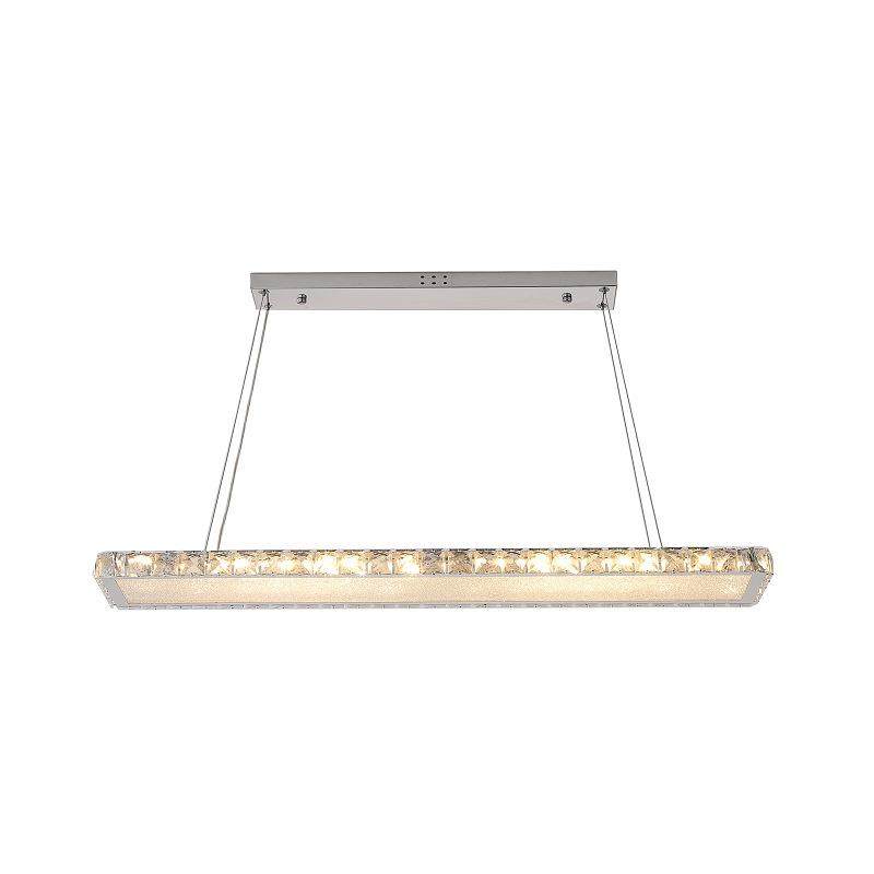 洛奥灯饰轻奢水晶餐厅吊灯 简约现代吧台led灯大气家用餐桌饭厅灯 - 图3