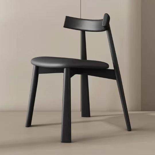 北欧设计师实木餐椅日式原木简约咖啡厅凳子家用白蜡木奶油风椅子,淘宝优惠券,粉丝福利购,淘宝优惠卷