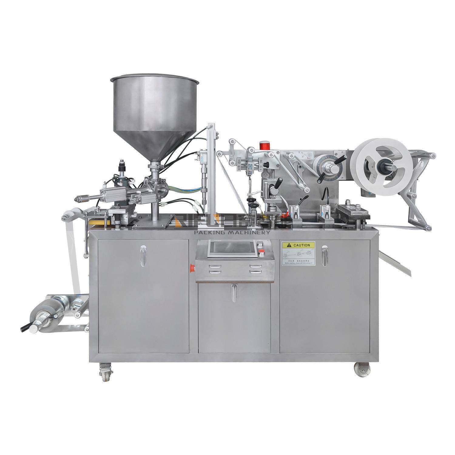 自动蛋黄酱泡罩包装机蒜蓉酱番茄酱黄油香水漱口水果冻酱料泡罩机,淘宝优惠券,粉丝福利购,淘宝优惠卷