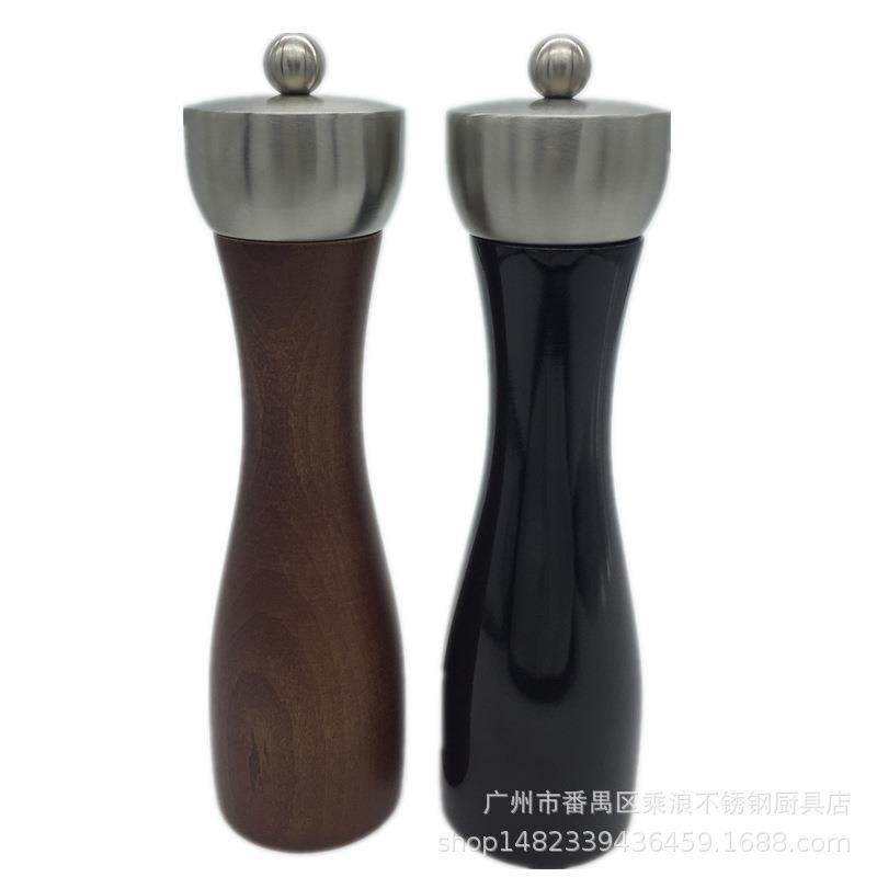 现磨胡椒研磨器家用调料磨粉花椒粒打粉瓶木手动海盐厨房白胡椒黑,淘宝优惠券,粉丝福利购,淘宝优惠卷