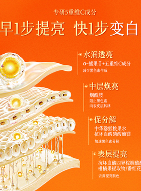 【VC美白精华霜】去黄提亮美白