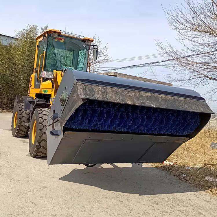 滑移装载机属具之一封闭式清扫器工程道路扫地设备,淘宝优惠券,粉丝福利购,淘宝优惠卷