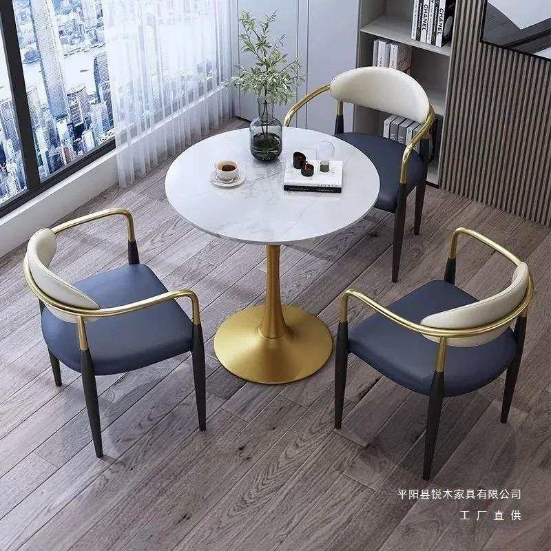 轻奢餐椅家用靠背现代简约扶手餐桌椅高档洽谈奶茶网红餐厅椅子,淘宝优惠券,粉丝福利购,淘宝优惠卷