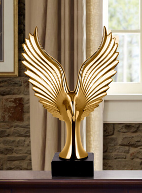 招财进宝 创意轻奢家居高档摆件工艺品 酒柜电视柜玄X关装饰品摆