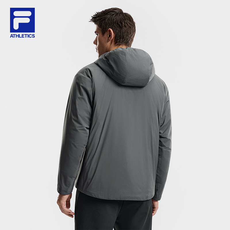 FILA斐乐官方男士棉服2026春季新款健身运动简约宽松保暖连帽外套,淘宝优惠券,粉丝福利购,淘宝优惠卷