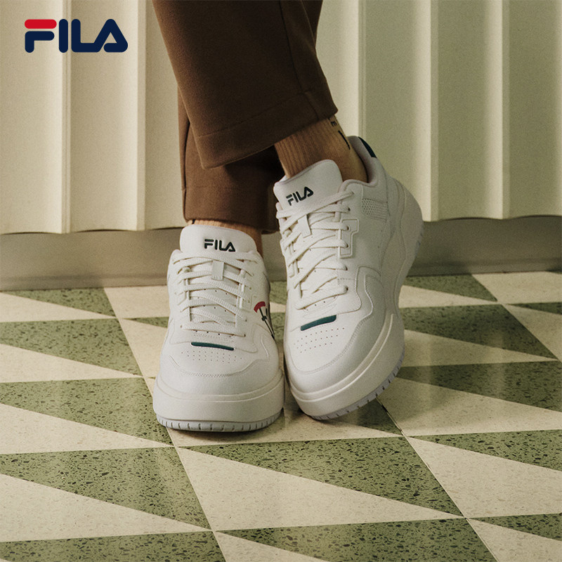易烊千玺同款FILA斐乐官方男鞋秋冬复古板鞋时尚厚底运动休闲鞋子,淘宝优惠券,粉丝福利购,淘宝优惠卷