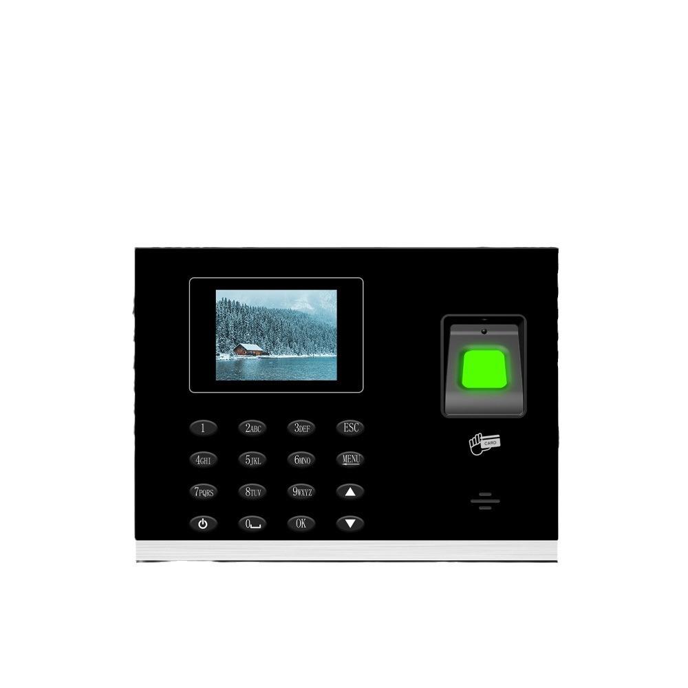 Eseye-3800 Fingerprint recognition time and attendance machine Glass door punch card machine Intelligent access control and attendance all-in-one machine