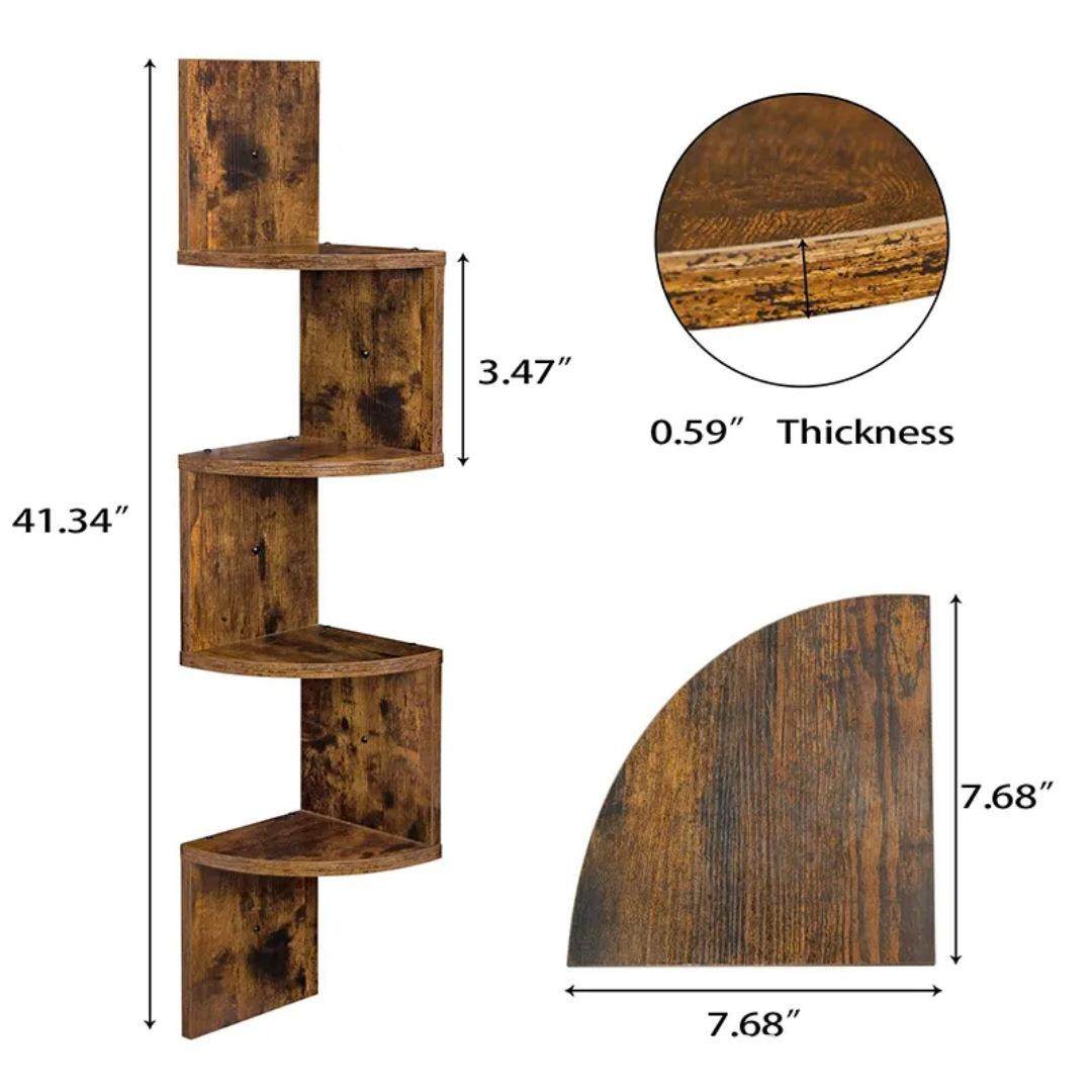 木制墙上收纳架卧室客厅壁挂架隔板转角架多层书架厨房浴室置物架,淘宝优惠券,粉丝福利购,淘宝优惠卷