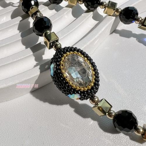 Clove 高级感手机链短款手腕挂绳西域公主手工串珠手机壳挂件钥匙 - 图2