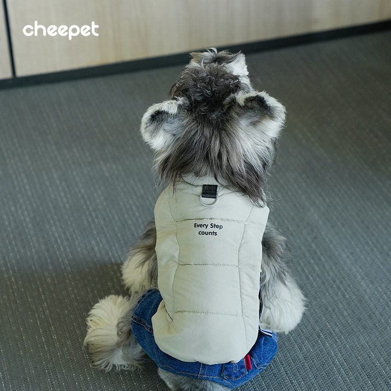 cheepet趣派︱2025秋冬新款小狗狗嘻哈风马甲小型犬外套宠物衣服,淘宝优惠券,粉丝福利购,淘宝优惠卷