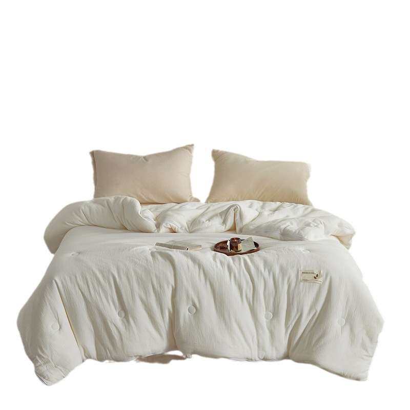 A类母婴级全棉雾感纱蚕丝蛋白春秋被加厚四季通用保暖冬被子母被,淘宝优惠券,粉丝福利购,淘宝优惠卷