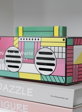 KINO奇诺儿童房柜子摆件女孩卧室床头柜书架书柜饰品展示柜装饰品