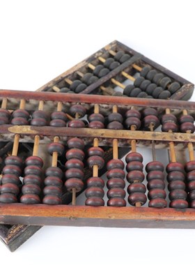 现货速发民俗老物件收藏品传统老式实木算盘旧货算盘怀旧农村装饰