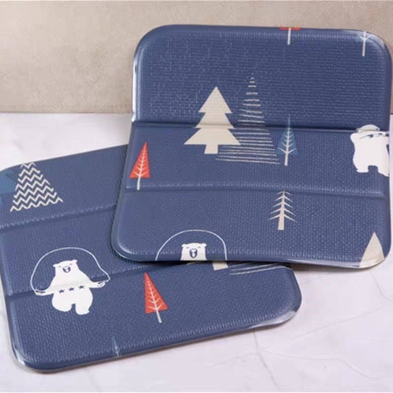 户外折叠坐垫韩国加厚便携可防水超厚小成人pvc - 图1