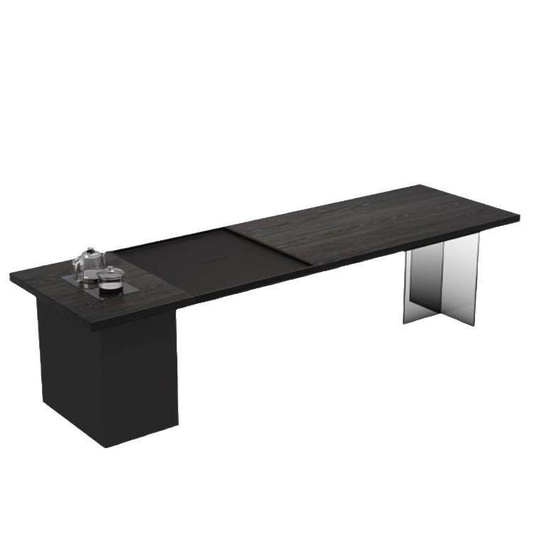 实木大板桌高级现代简约感茶桌椅组合烧水壶一体家用客厅阳台泡茶,淘宝优惠券,粉丝福利购,淘宝优惠卷