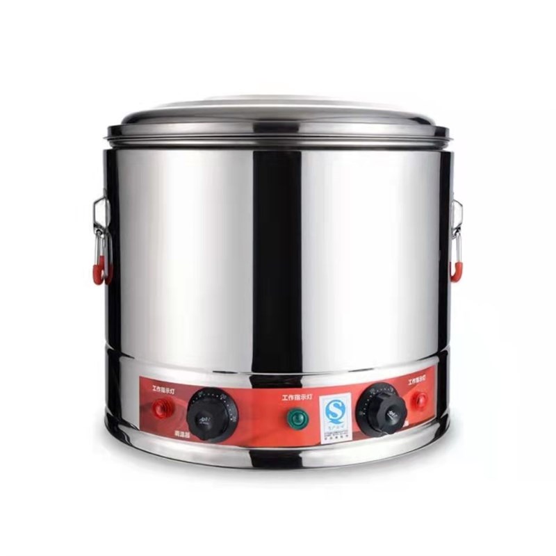 304不锈钢煮面炉商p用煮粥锅煮面桶锅蒸煮水饺熬汤粉炉麻辣烫电热 - 图3