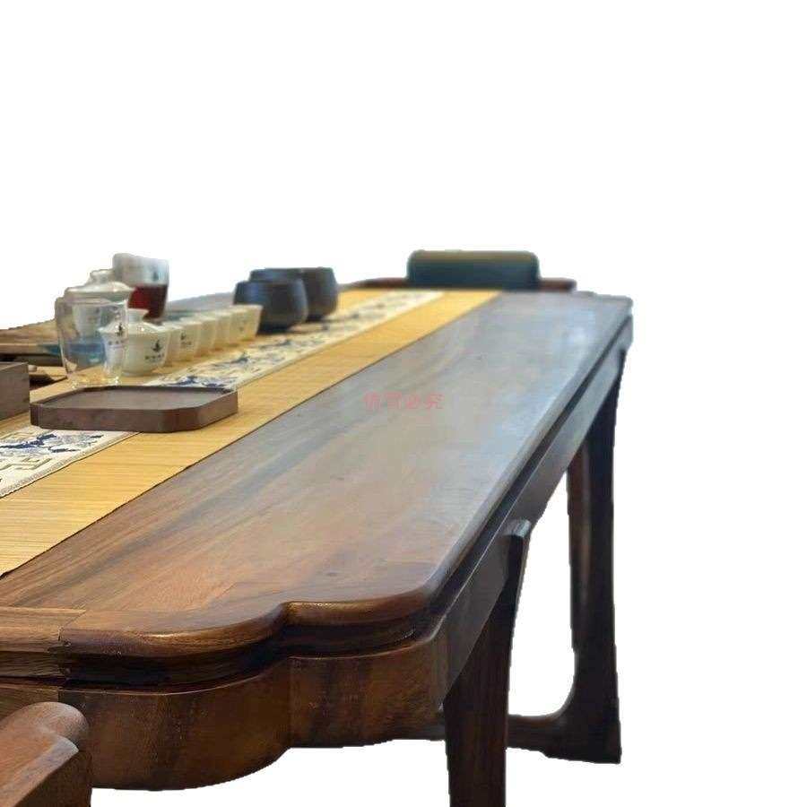 胡桃木实木现代中式茶桌桌椅组合简约茶台泡茶茶几办公室家用,淘宝优惠券,粉丝福利购,淘宝优惠卷