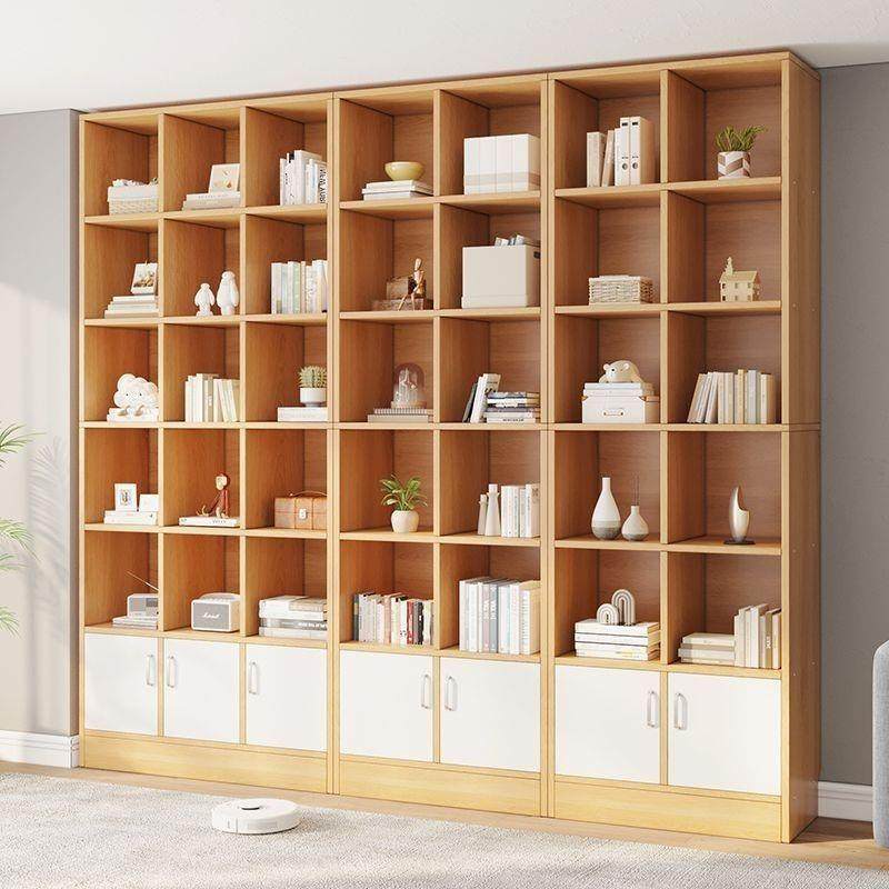 书柜带门高2米4书架落地置物架防尘家用一体整墙自由组合置物柜子,淘宝优惠券,粉丝福利购,淘宝优惠卷