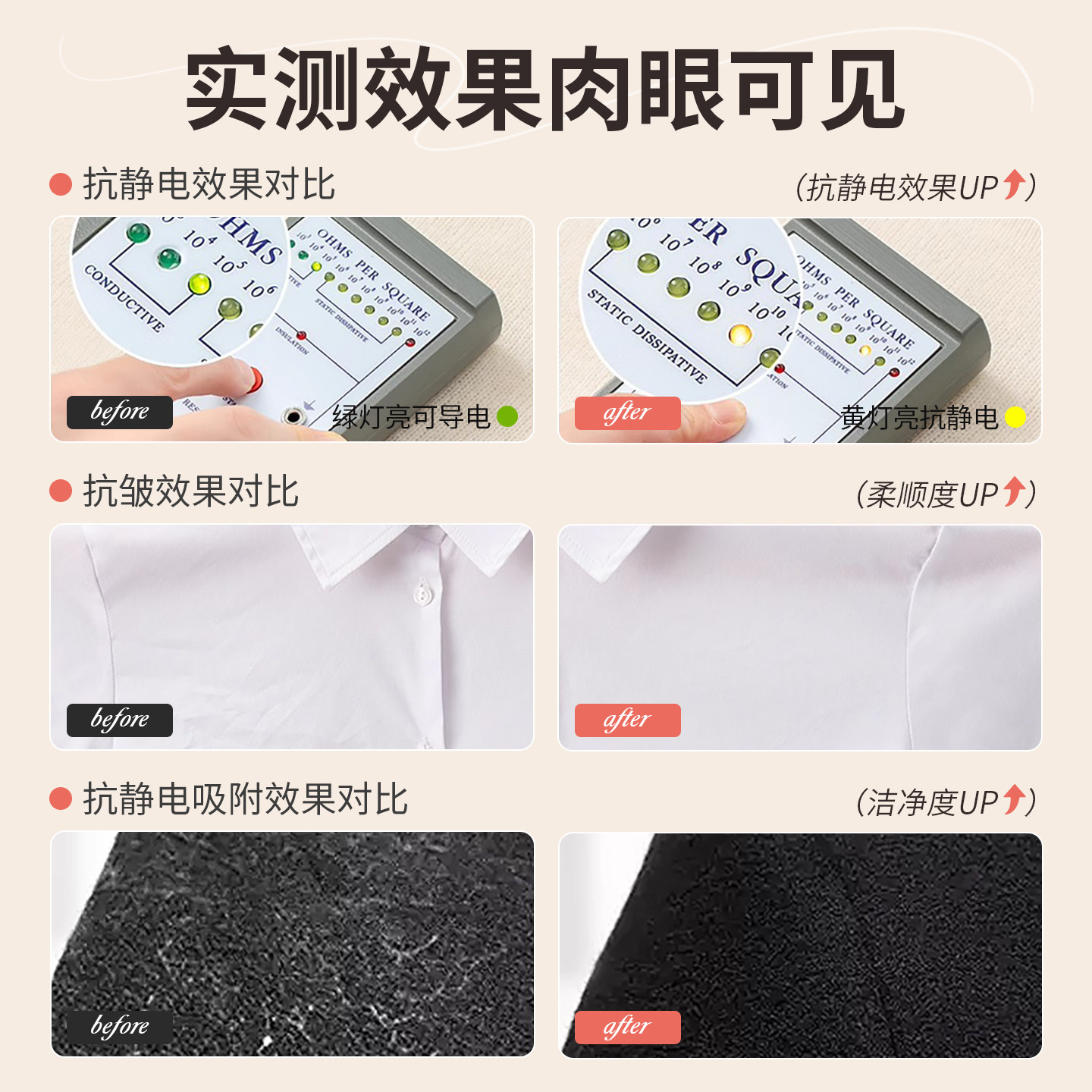 mios防静电香氛喷雾衣服头发除静电除皱柔顺剂持久留香毛衣去静电