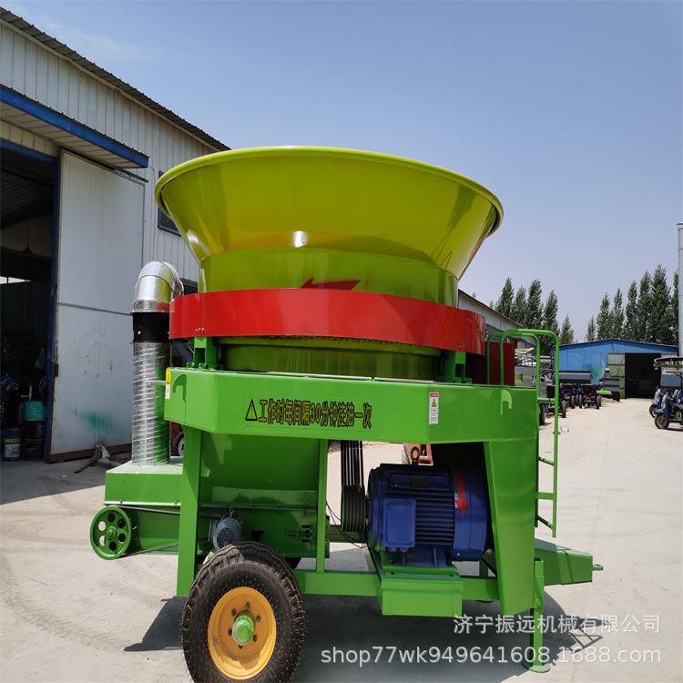 养牛场草捆圆盘式粉碎机 锤片式打草碎草机 大进料口式桶状粉草机 - 图2