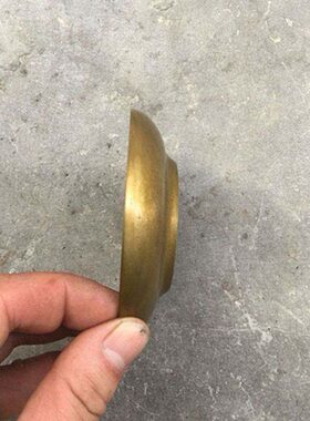 洗古董飞舞盘子乾隆龙器凤款凤呈祥笔年造底碟子古玩收藏铜龙铜